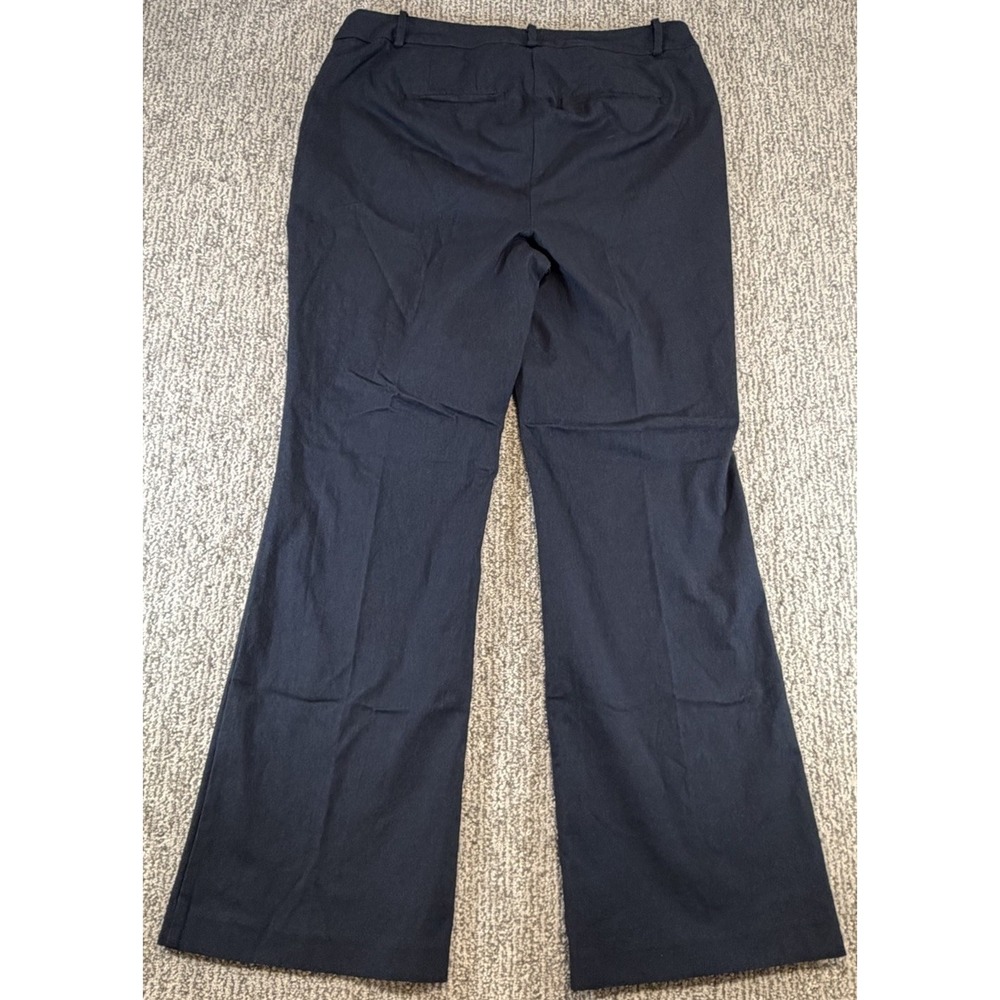 Lane Bryant Navy Blue Women's‎ Wide-Leg Dress Pants Stretch Size 16R EUC 36x30 - Picture 3 of 6